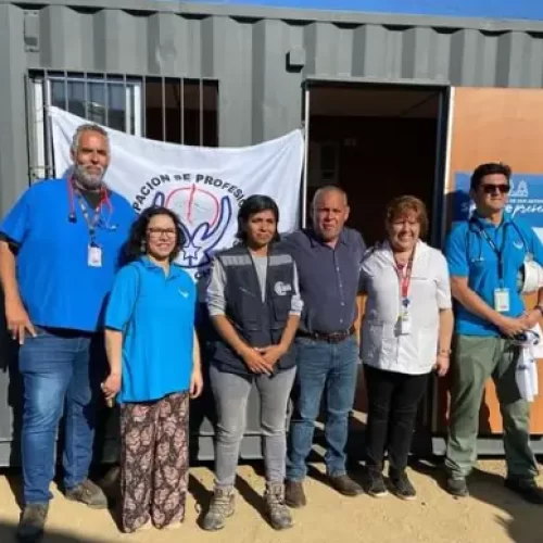 Container para atenciones médicas en Valparaiso